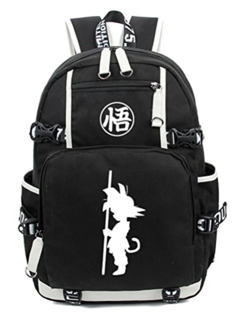 Anime Dragon Ball Z Goku Cosplay Glow in the Dark backpack